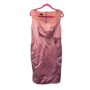 Escada Pink Sleeveless Sheath Dress Size 46 Screen Used Made In Germany